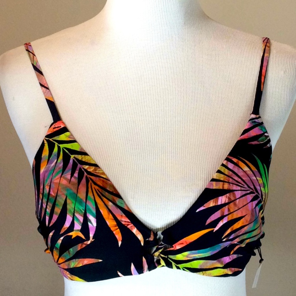 Floral Print Bikini Top